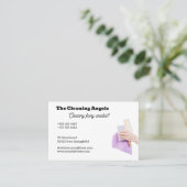 The Cleaning Angels 1 - cleaning - housekeeping Visitekaartje (Staand voorkant)