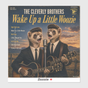 The Cleverly Brothers Album: een parodie Sticker