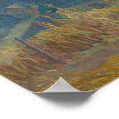 The Cliff at Morning, Ozarks (olie op canvas) Poster (Hoek)