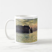 The Cliff Etretat, Sunset by Claude Monet Koffiemok (Links)