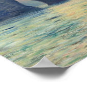 The Cliff Etretat Sunset by Claude Monet Poster (Hoek)