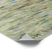 The Cliff Etretat, Sunset by Claude Monet Poster (Hoek)