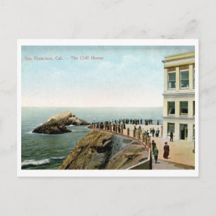 The Cliff House, San Francisco, Vintage van Califo Briefkaart