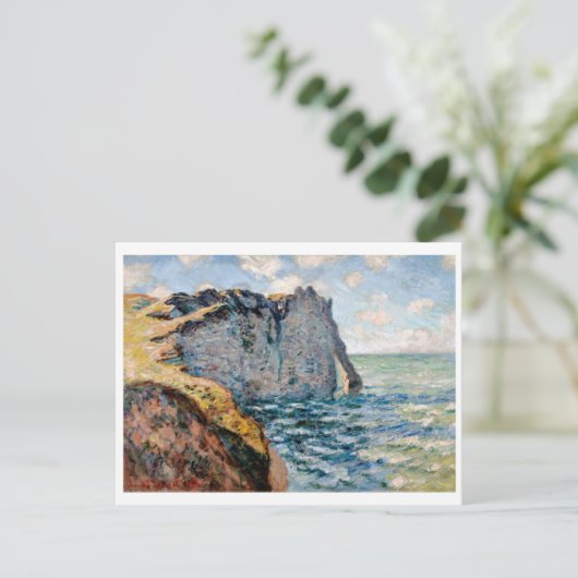 The Cliff of Aval, Monet Briefkaart (Staand voorkant)