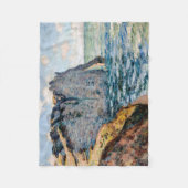 The Cliff of Aval, Monet Fleece Deken (Voorkant)
