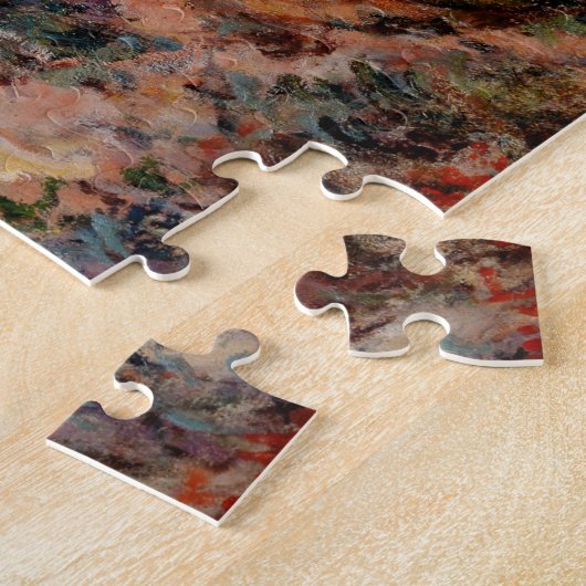 The Cliff of Aval, Monet Legpuzzel (Zijkant)