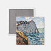 The Cliff of Aval, Monet Magneet (Voorkant / Achterkant)