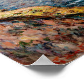 The Cliff of Aval, Monet Poster (Hoek)