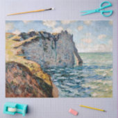 The Cliff of Aval, Monet Tissuepapier (Craft)