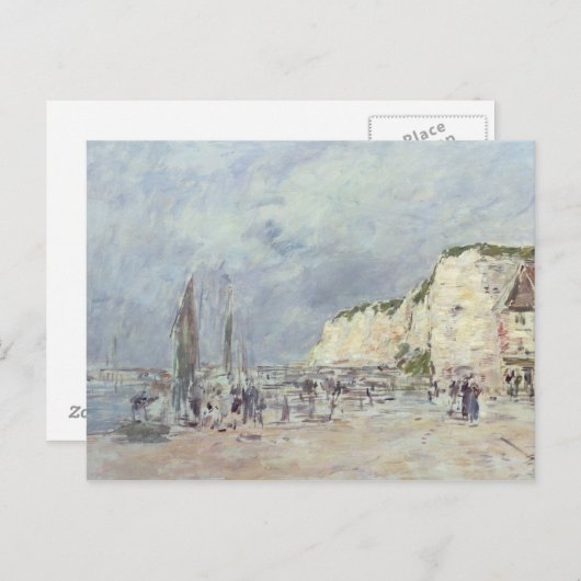 The Cliffs at Dieppe and the 'Petit Paris' Briefkaart (Voorkant / Achterkant)