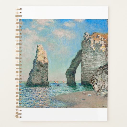 The Cliffs at Etretat 1885 by Claude Monet Planner (Voorkant)