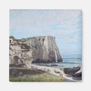 The Cliffs at Etretat after the storm, 1870 Magneet