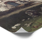 The Cliffs at Etretat after the storm, 1870 Poster (Hoek)