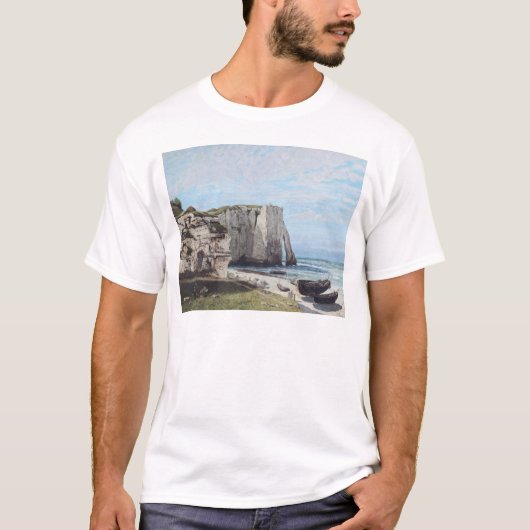 The Cliffs at Etretat after the storm, 1870 T-shirt (Voorkant)