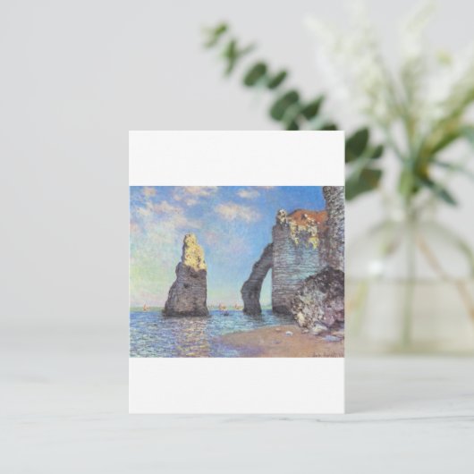 The Cliffs at Etretat - Claude Monet Briefkaart (Staand voorkant)