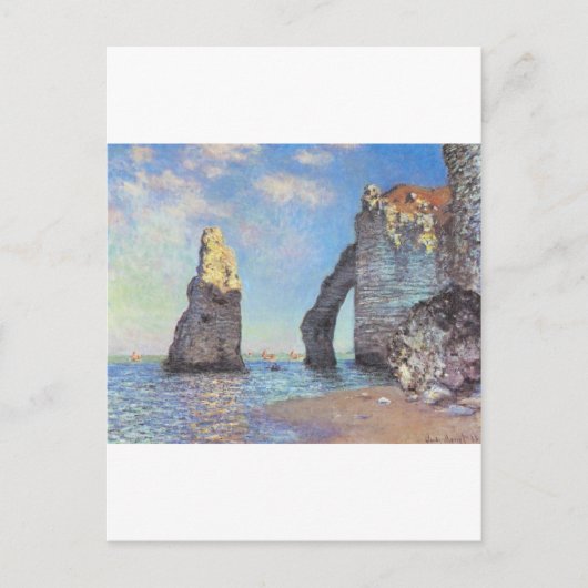 The Cliffs at Etretat - Claude Monet Briefkaart (Voorkant)