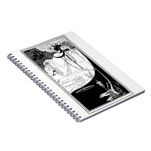 The Climax , door Aubrey Beardsley - HD Notitieboek (Rechterzijde)