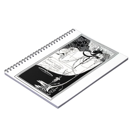 The Climax , door Aubrey Beardsley - HD Notitieboek (Linkerzijde)