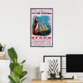 The Clipper Ship - Syren Poster (Thuiskantoor)