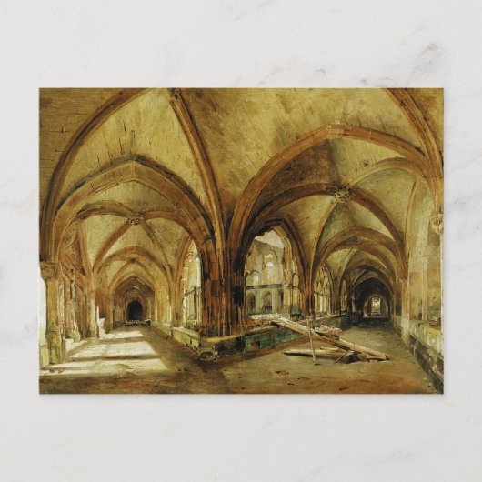 The Cloisters of St. Wandrille, c.1825-30 Briefkaart (Voorkant)