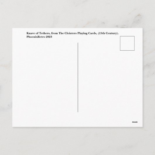 The Cloisters Speelkaarten No4 Feestdagenkaart (Achterkant)