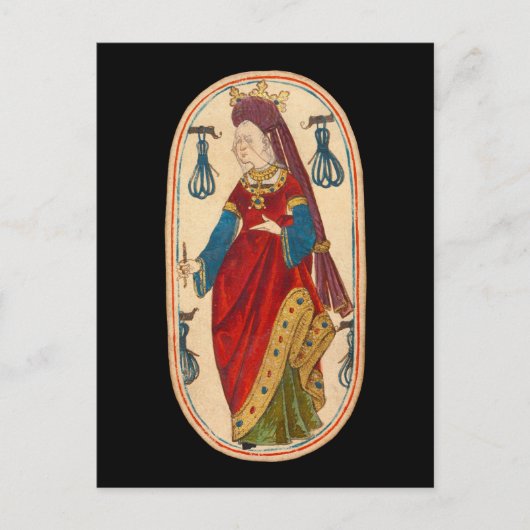 The Cloisters Speelkaarten nr11 Feestdagenkaart (Voorkant)