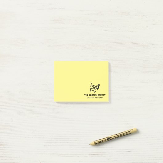 The Clopen Effect - Black Logo Notes (Op bureau)