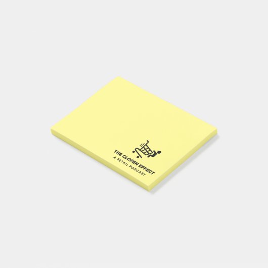 The Clopen Effect - Black Logo Notes (Schuin)