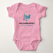 The Clopen Effect Podcast - Baby One Piece Romper (Voorkant)