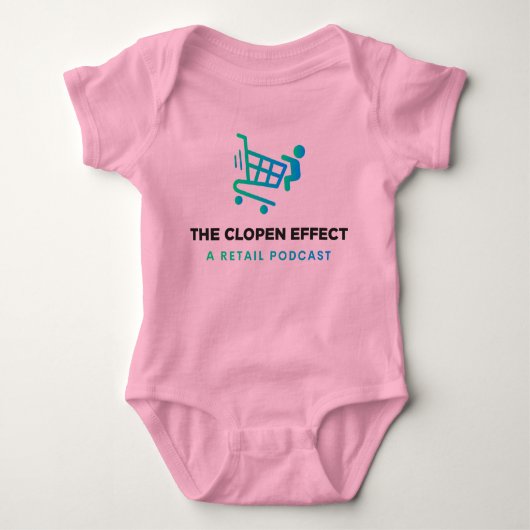 The Clopen Effect Podcast - Baby One Piece Romper (Voorkant)