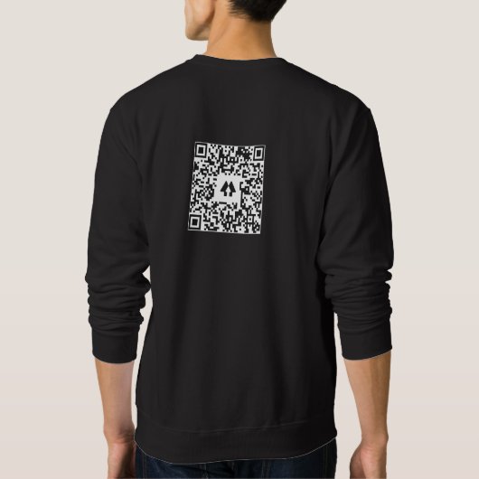 The Clopen Effect QR code  Sweatshirt (Achterkant)