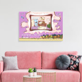 The Closer | Gefeliciteerd dat je single bent 24x1 Canvas Afdruk (Insitu (Woonkamer))