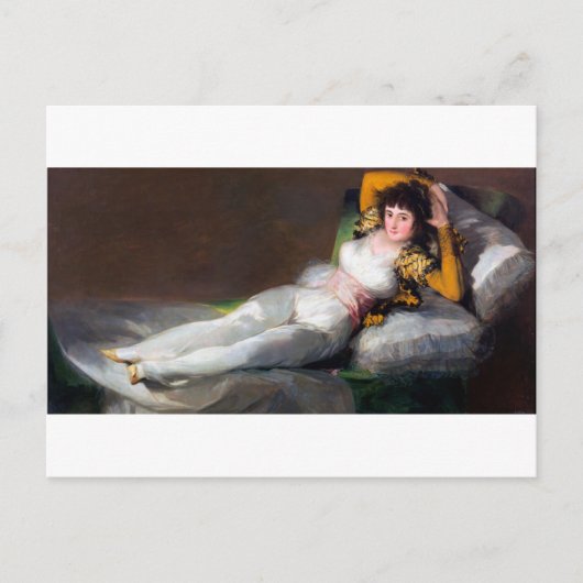The Clothed Maja, Francisco Goya, 1798-1803 Briefkaart (Voorkant)