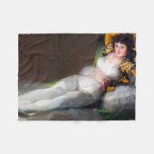 The Clothed Maja, Francisco Goya, 1798-1803 Fleece Deken (Voorkant (Horizontaal))