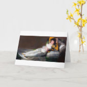 The Clothed Maja, Francisco Goya, 1798-1803 Kaart (Gele Bloem)