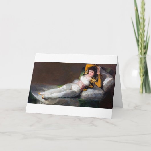 The Clothed Maja, Francisco Goya, 1798-1803 Kaart (Voorkant)