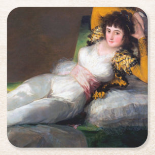 The Clothed Maja, Francisco Goya, 1798-1803 Kartonnen Onderzetters
