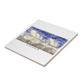 The Clouds and Blue Sky Tegeltje (Zijkant)