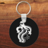 The Clown Ghost Spooky Bats Sleutelhanger (Voorkant)