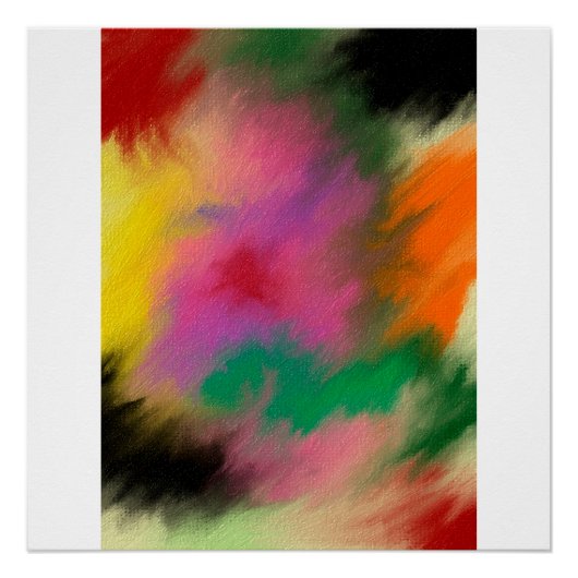 The clown in the rain perfect poster (Voorkant)