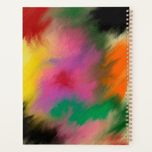 The clown in the rain planner (Achterkant)