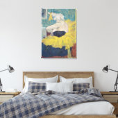The Clowness Cha-U-Kao in a Tutu, 1895 Canvas Afdruk (Insitu (Slaapkamer))