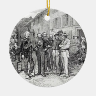 The Club Room of Zermatt in 1864, uit 'The Ascent' Keramisch Ornament