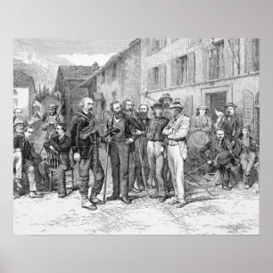 The Club Room of Zermatt in 1864, uit 'The Ascent' Poster