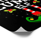 The Clumsy Elf Christmas Family Matching Pajama  Poster (Hoek)