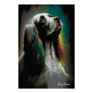 The Cocker Spaniel Dog - Composition 006 Perfect Poster