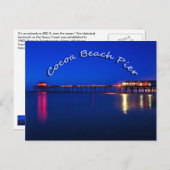 The Cocoa Beach Pier, Cocoa Beach, Florida, VS Briefkaart (Voorkant / Achterkant)