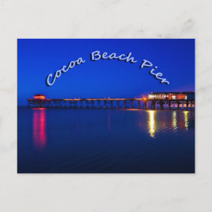The Cocoa Beach Pier, Cocoa Beach, Florida, VS Briefkaart