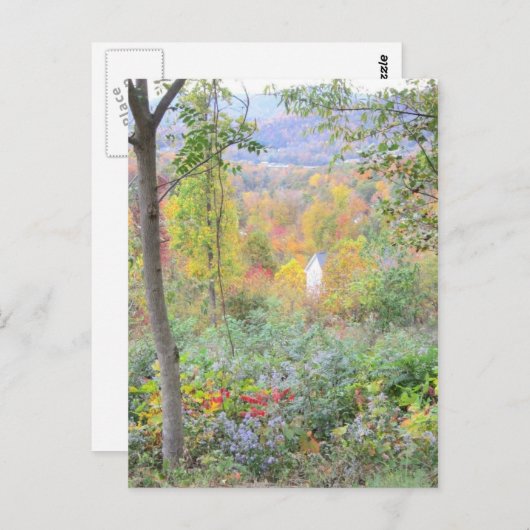 The coconto of a mountain fall briefkaart (Voorkant / Achterkant)