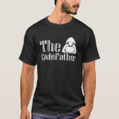 The Code Father  Computer Coder Dad Programmer T-shirt (Voorkant)